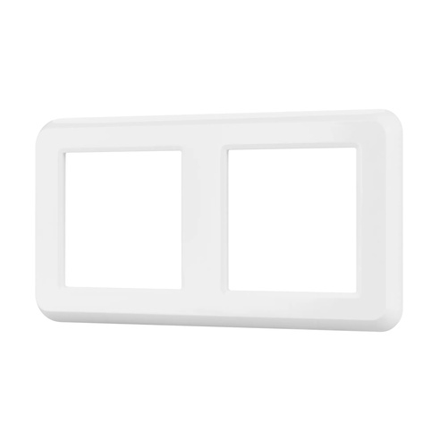 Рамка пластиковая FRM-VERSA-PL-2-WH (Arlight, -)