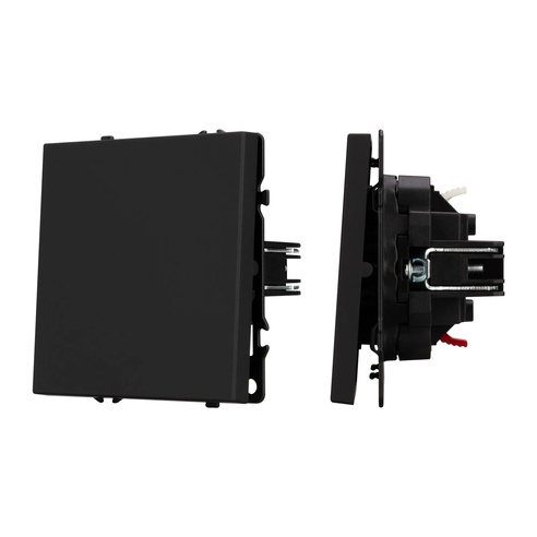Механизм звонкового выключателя SWT-NOBE-MKR1-SFPL-BK (230V, 10A) (Arlight, Черный оникс)