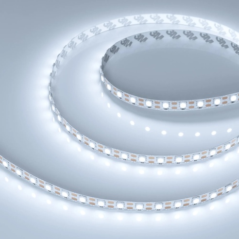 Лента светодиодная RT 2-5000 12V Cx1 White6000 2x (5060, 360 LED, LUX) (Arlight, 15.6 Вт/м, IP20)