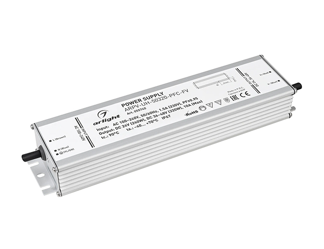 регулируемые 24-50V [IP67, металл]