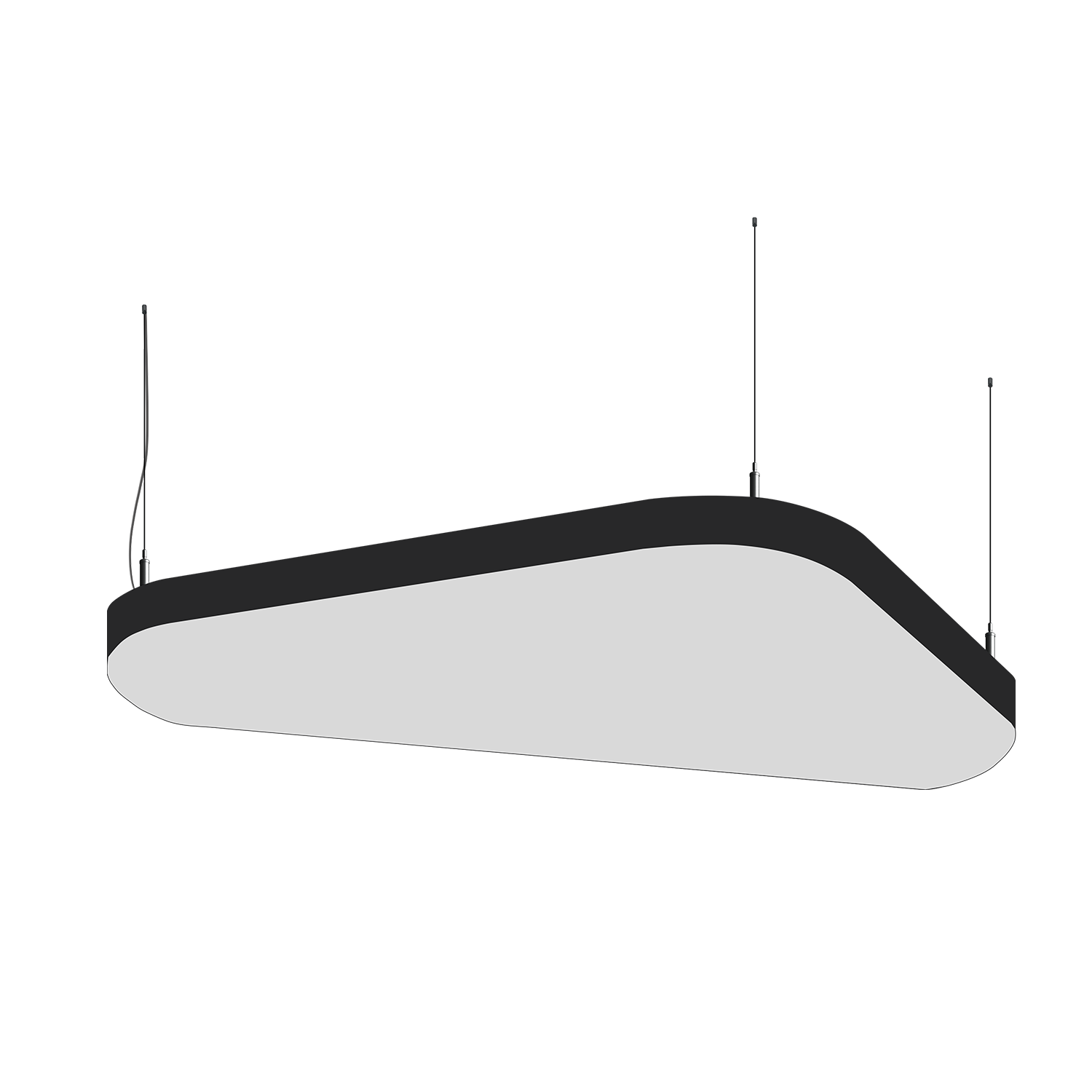 Cветодиодный фигурный светильник MS-SOFT TRIO Трингл 400mm 20W 3000/4000/6000K - изображение товара