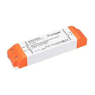 Блок питания ARV-SP-12060-PFC (12V, 5A, 60W) (Arlight, IP20 Пластик, 5 лет) - изображение товара