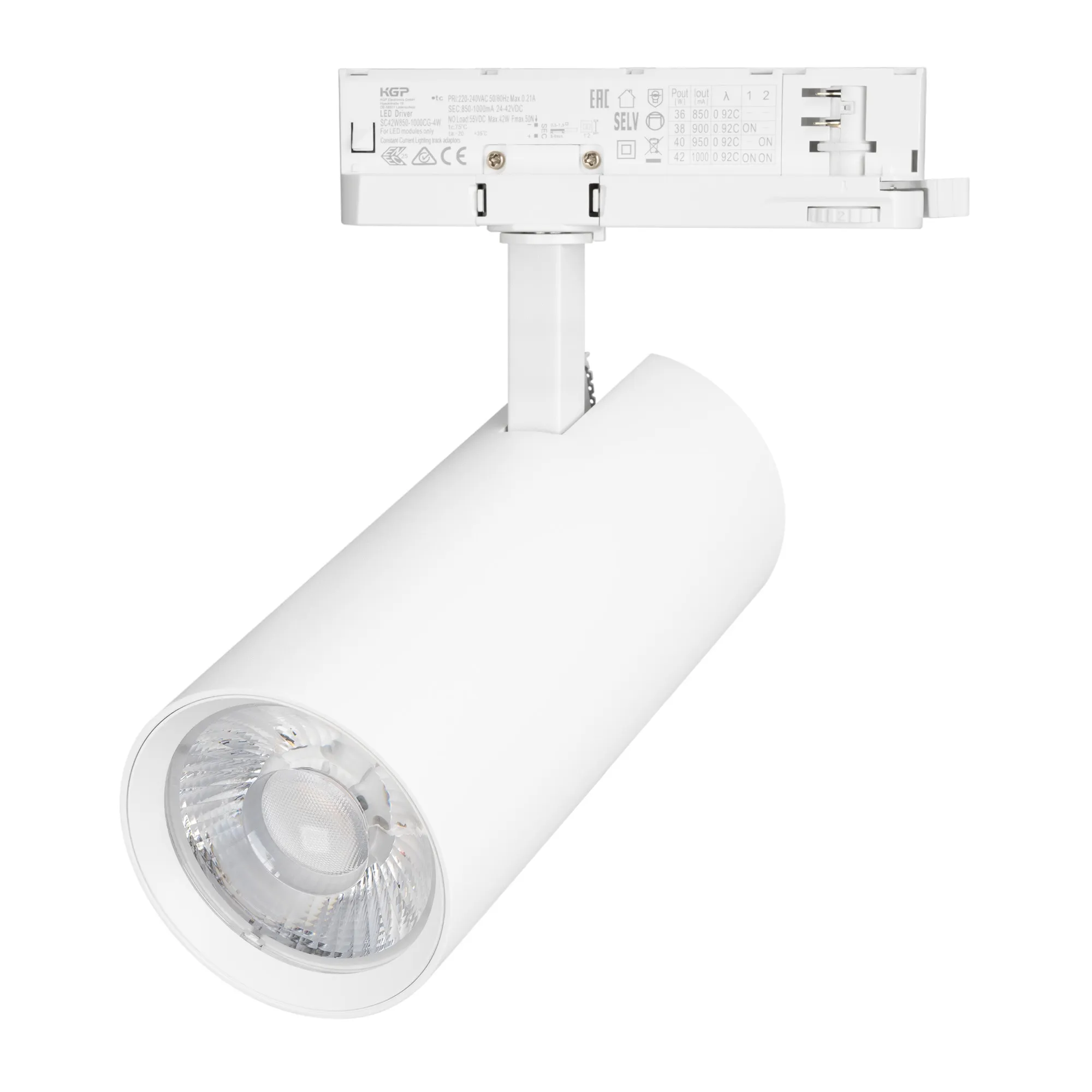 Светильник LGD-GERA-4TR-R90-40W Warm3000 (WH, 36 deg, 230V) (Arlight, IP20 Металл, 5 лет)