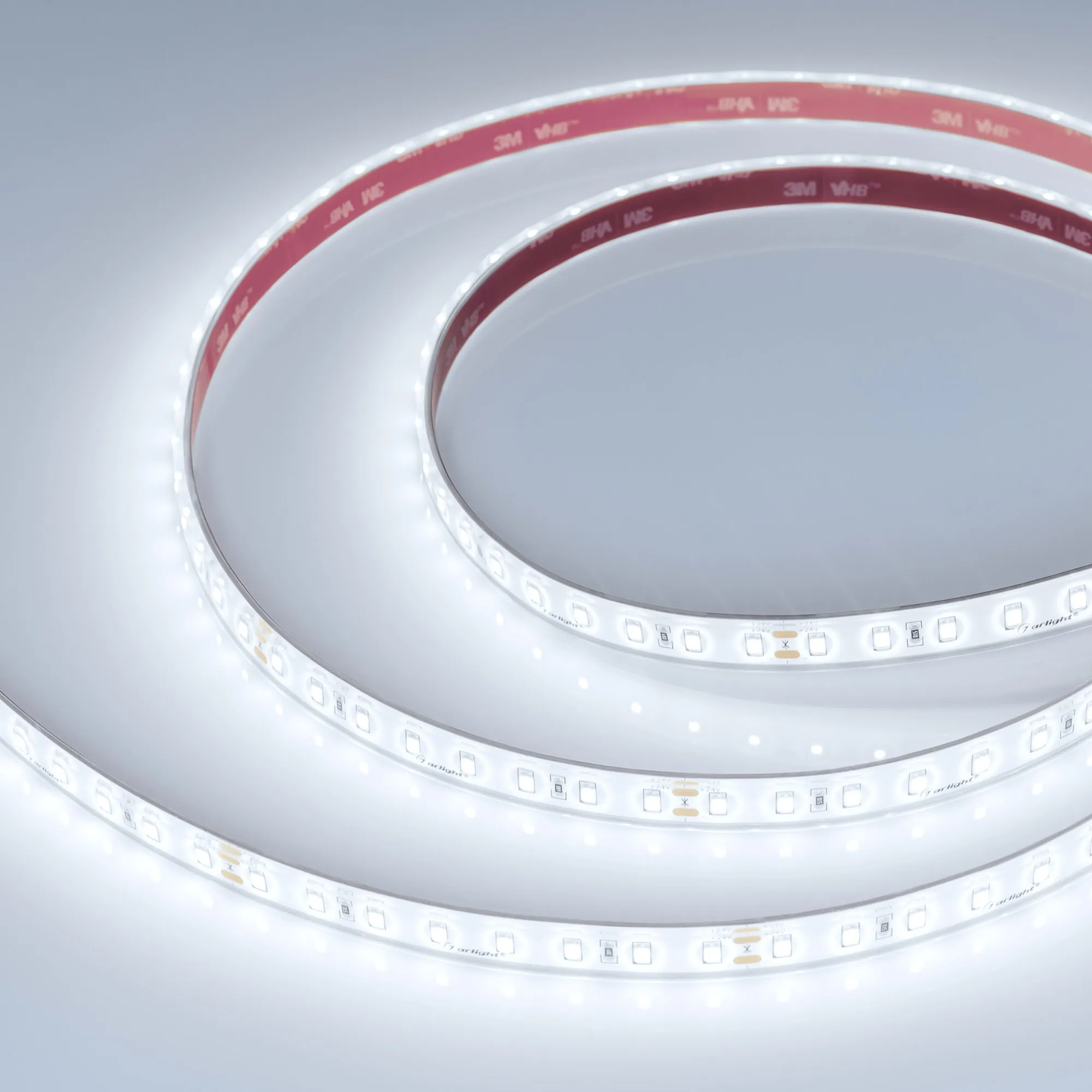 Лента светодиодная герметичная RTW-PS-A80-12mm 24V White6000 (4.8 W/m, IP67, TWP100, 5m) (Arlight, -) - изображение товара
