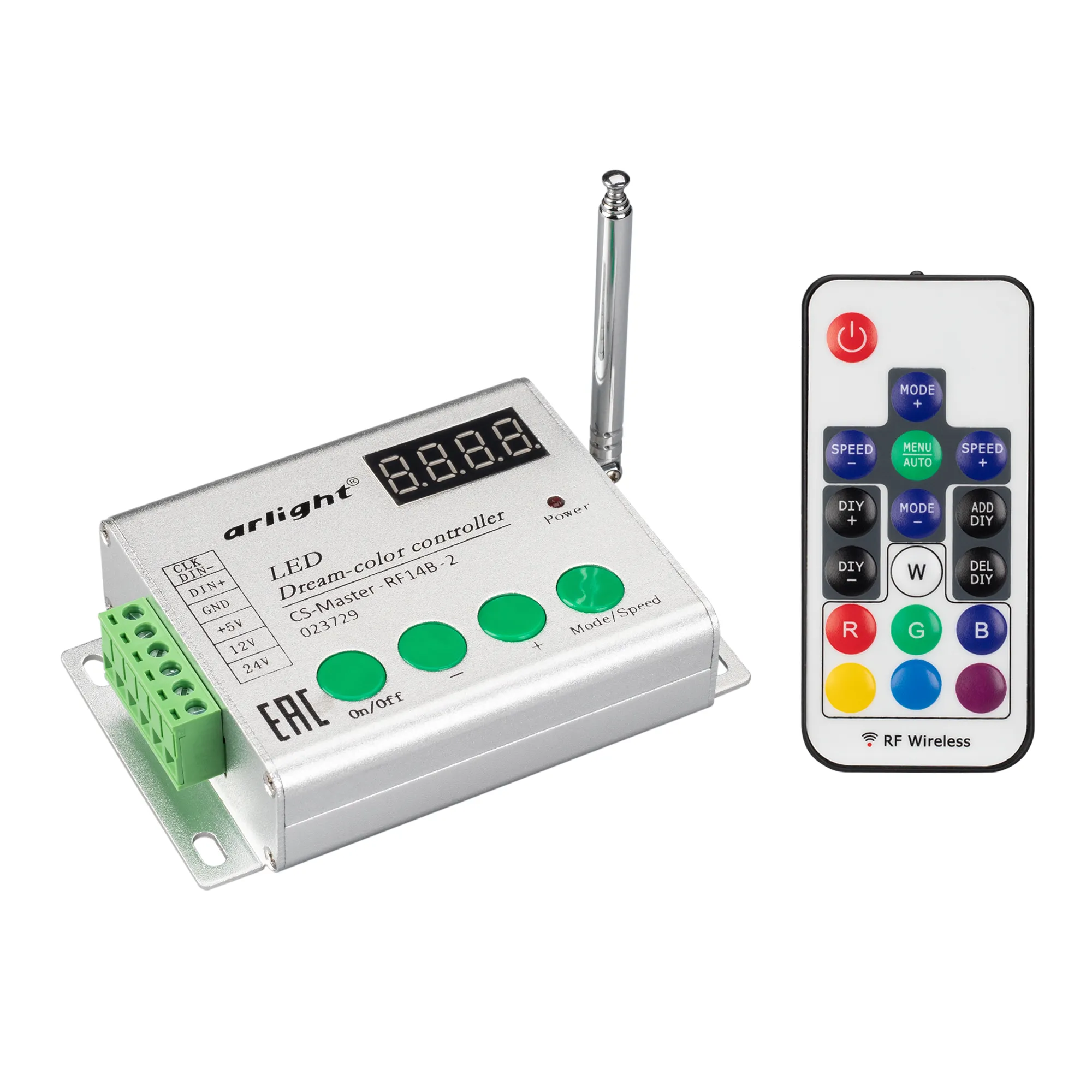 Контроллер CS-Master-RF14B-2 (5-24V, ПДУ 14кн) (Arlight, -) - изображение товара