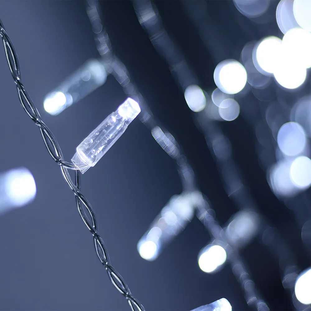 Светодиодная гирлянда ARD-CURTAIN-CLASSIC-2000x6000-CLEAR-1500LED White (230V, 60W) (Ardecoled, IP65) - изображение товара