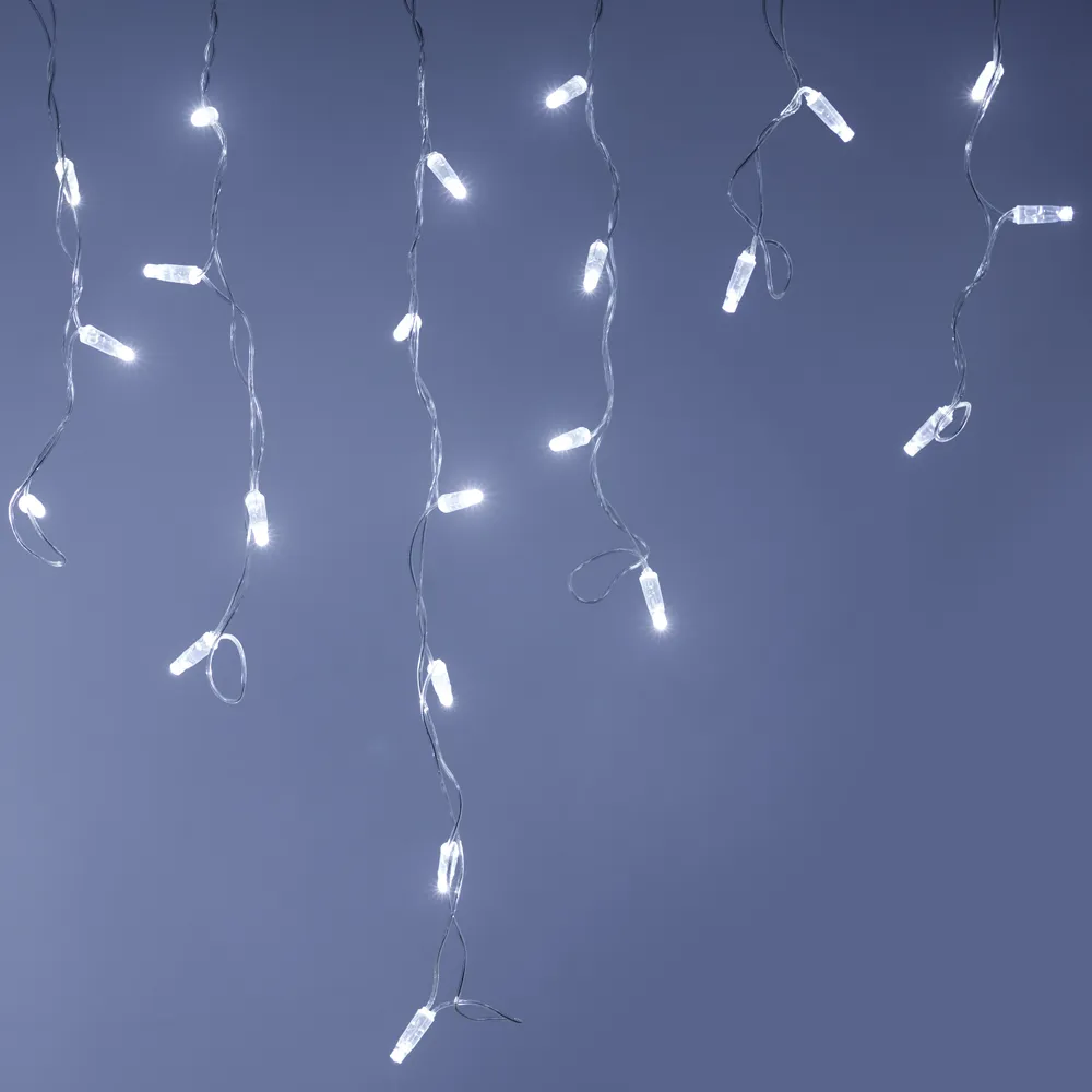 Светодиодная гирлянда ARD-EDGE-CLASSIC-2400x600-CLEAR-88LED-MILK-FLASH White (230V, 6W) (Ardecoled, IP65) - изображение товара