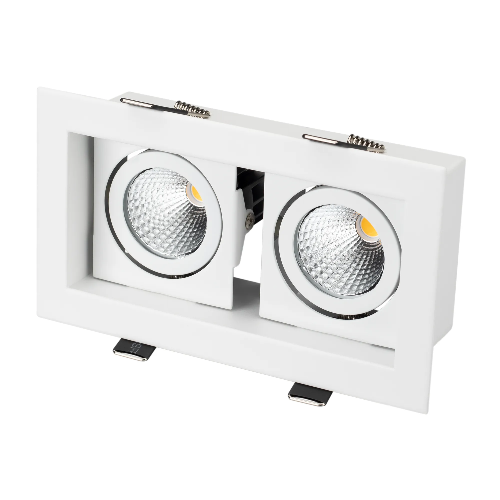 Светильник CL-KARDAN-S180x102-2x9W Warm (WH, 38 deg) (Arlight, IP20 Металл, 3 года) - изображение товара