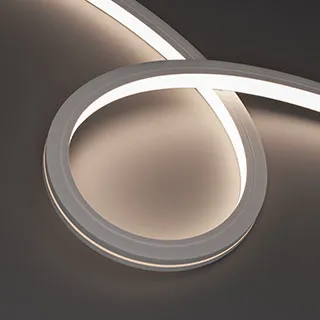 Лента герметичная MOONLIGHT-PRO-TOP-X320-20x20mm 48V White6000 (10 W/m, IP67, 30m, wire x2) (Arlight, Вывод боковой, 7 лет) - изображение товара